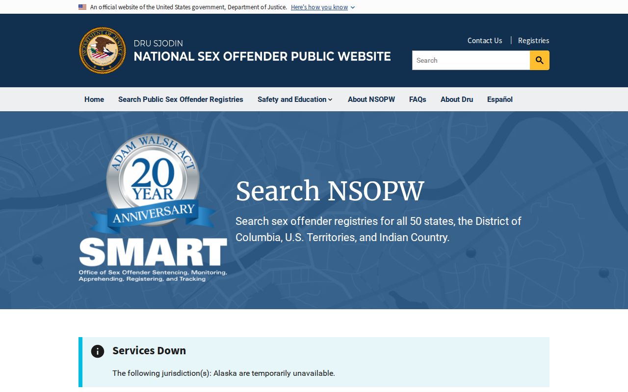 Osceola County sex offender search with the national registry